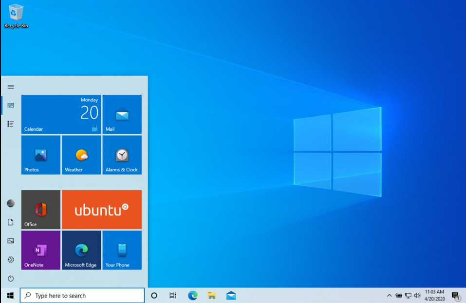 Añadir consola de comandos Linux (Ubuntu) en Windows 10